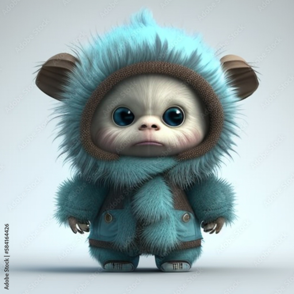 Cute Fluffy Monster Cute Fluffy Monster