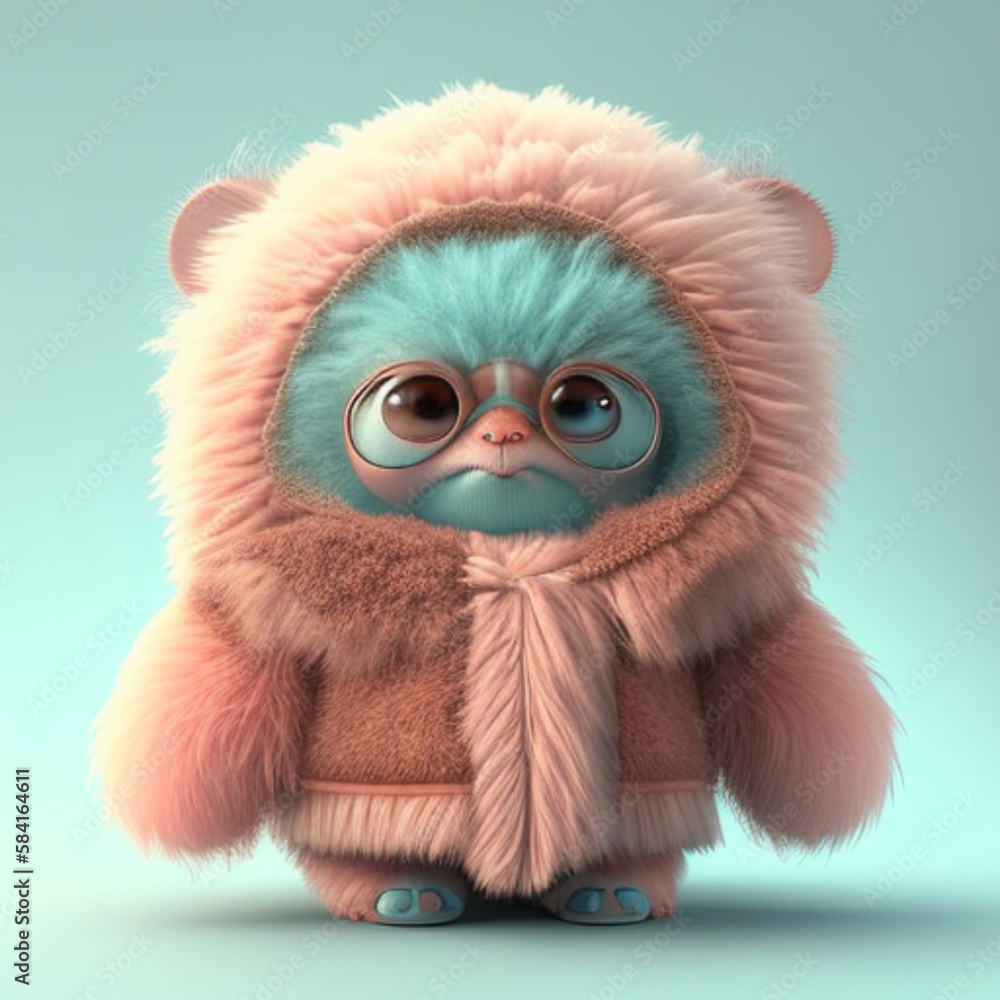 Cute Fluffy Monster Cute Fluffy Monster