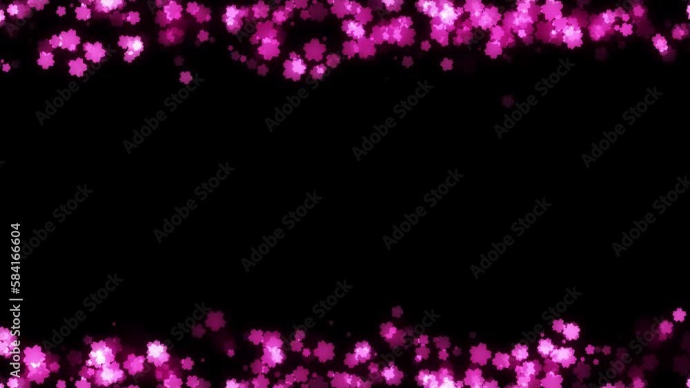 cherry blossom loop background material cherry blossom loop background material