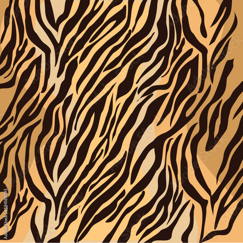 Leopard pattern design, vector illustration background. Animal fur (panthera pardus) fabric design. 