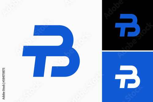 Modern creative BT Logo Design and template	