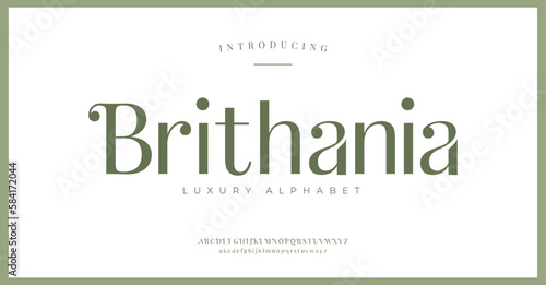 Elegant alphabet font. Typography style fonts for fashion, retail, feminine, beauty care, jewelry logo design	
