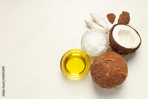 Product for beauty procedures, skin and body care - coconut oil