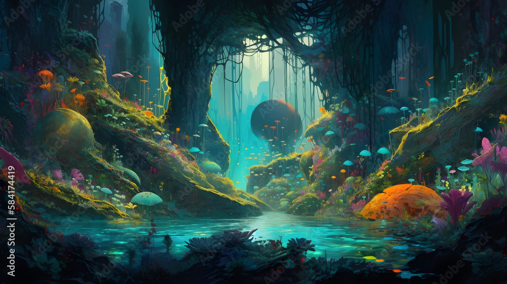 An Incredible Landscape That Is Filled With Life And Lush Nature The