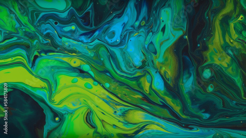 Abstract colorful background  Fluid art  wallpaper   generative ai  