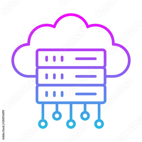 Cloud Server Icon