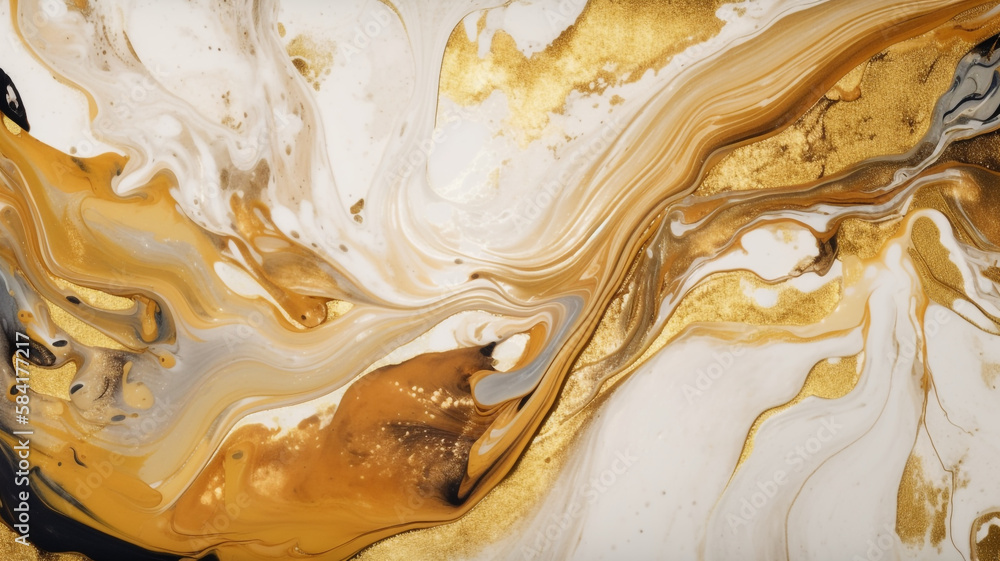 Abstract colorful background, Fluid art, wallpaper, generative ai Abstract colorful background, Fluid art, wallpaper, generative ai