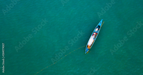 Fisherman in the sea  © Sahil