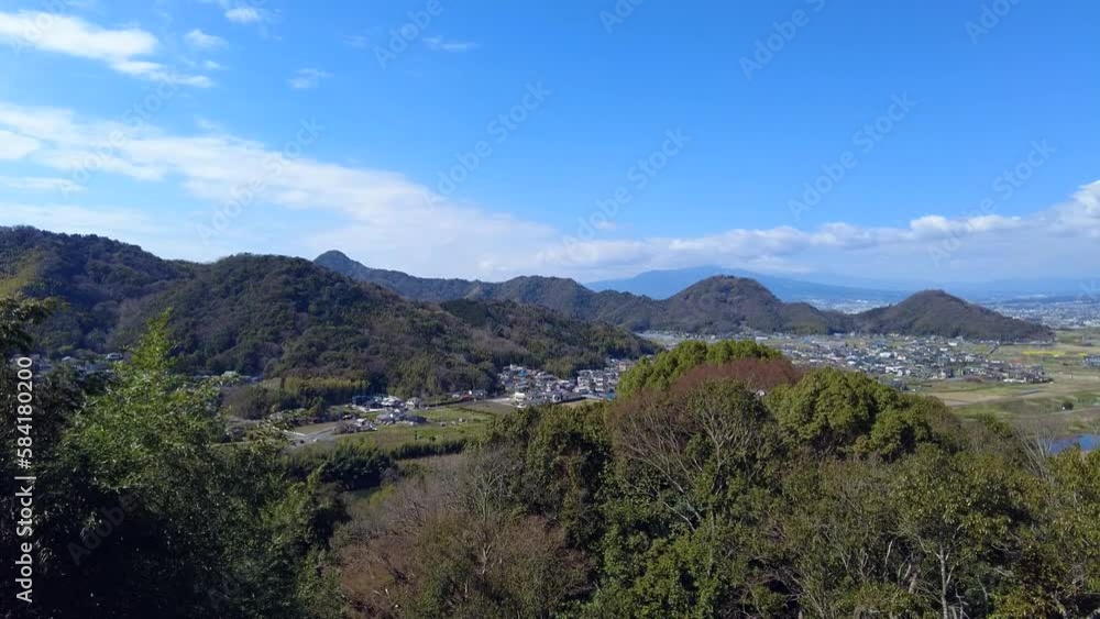 展望台から眺める伊豆の国市の街並み 展望台から眺める伊豆の国市の街並み