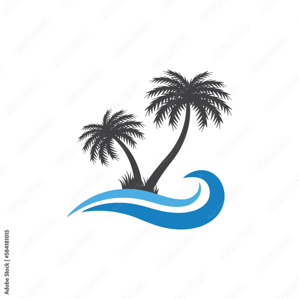 palm beach logo design vector palm beach logo design vector