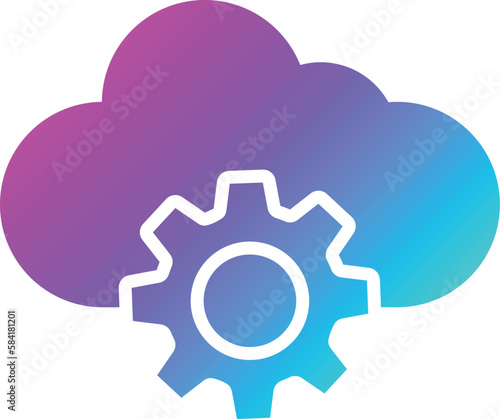 Cogwheel Vector Icon Design Illustration