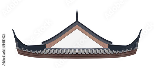 Mockup chinese style roof