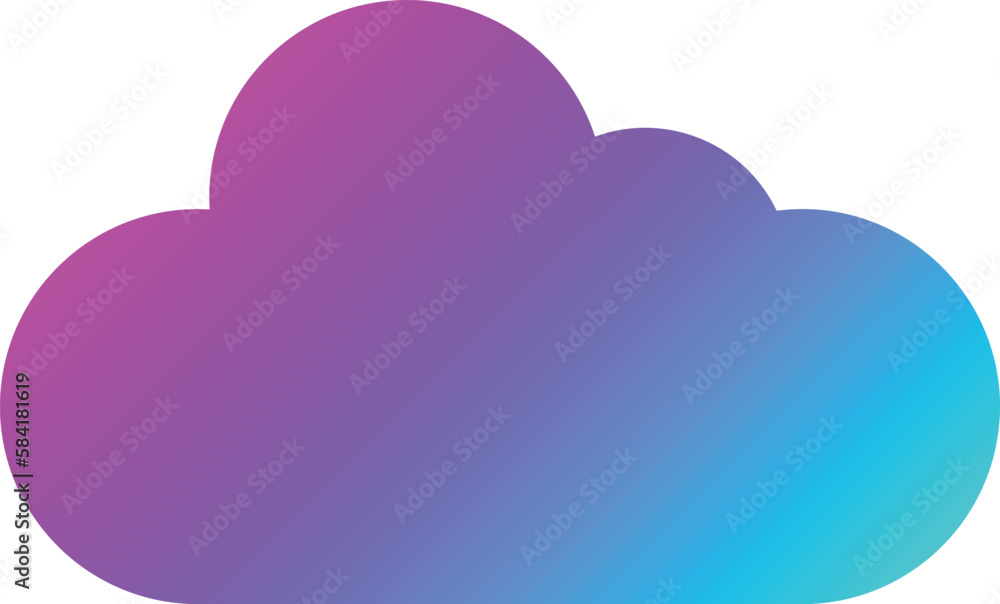 Cloud Vector Icon Design Illustration