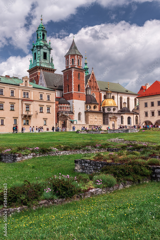 Roayl castle in Krakow, Poland