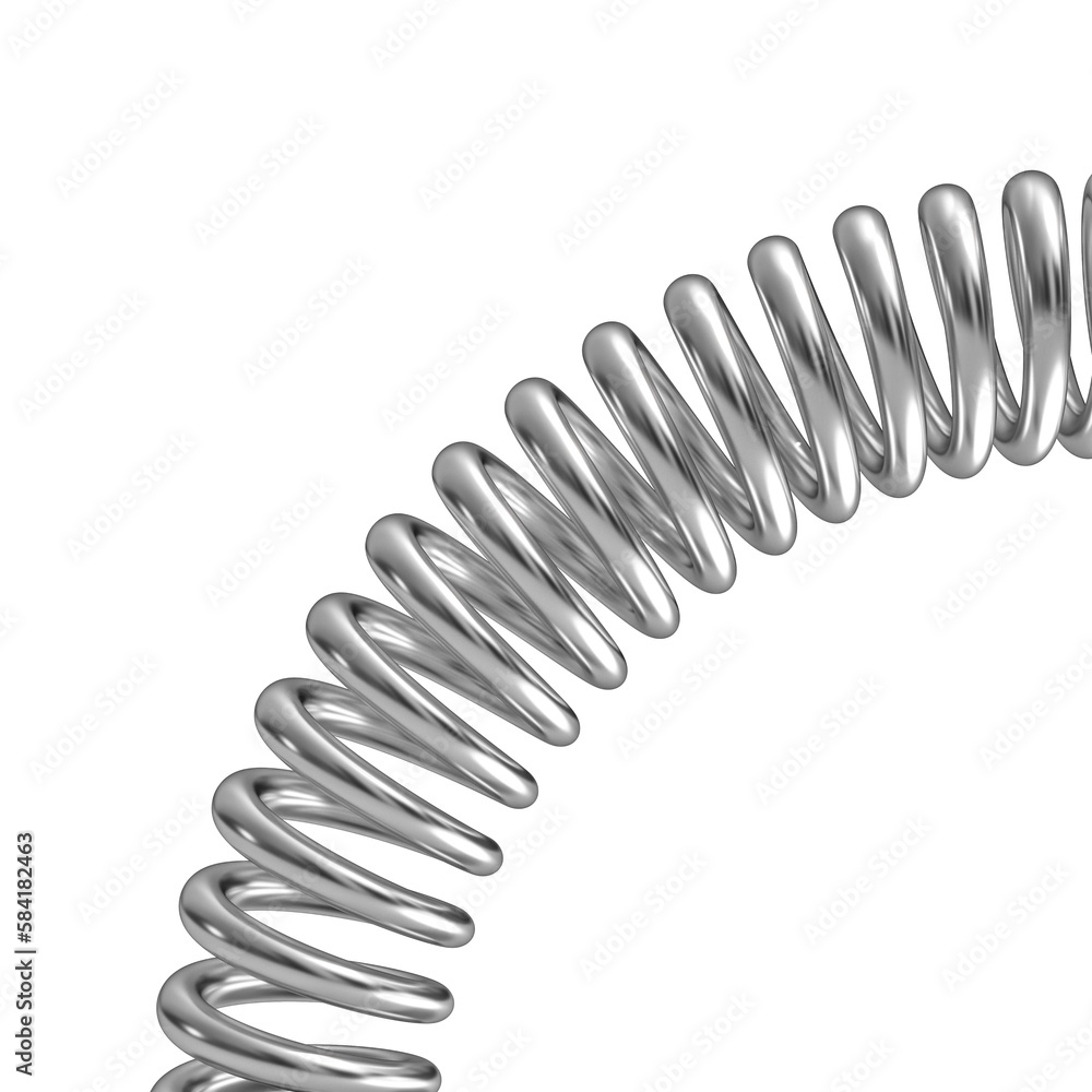 isolated bent steel spring isolated bent steel spring