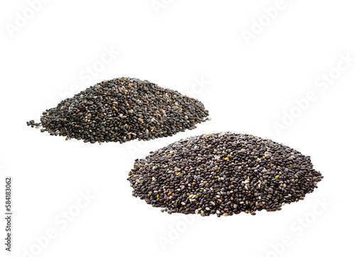 Chia seeds Isolated on transparen png.