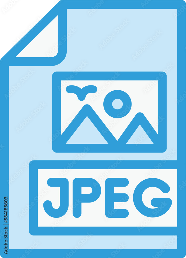 Jpeg file Vector Icon Design Illustration Jpeg file Vector Icon Design Illustration