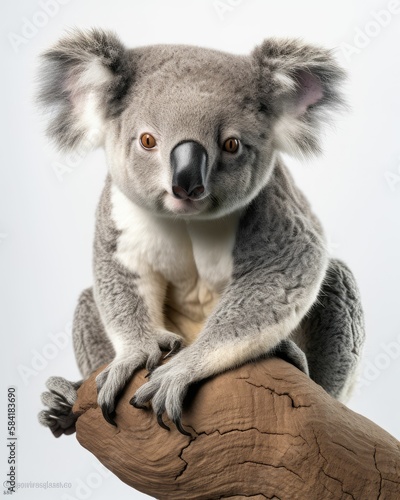 photorealistic koala portrait, generative AI © legendexpert