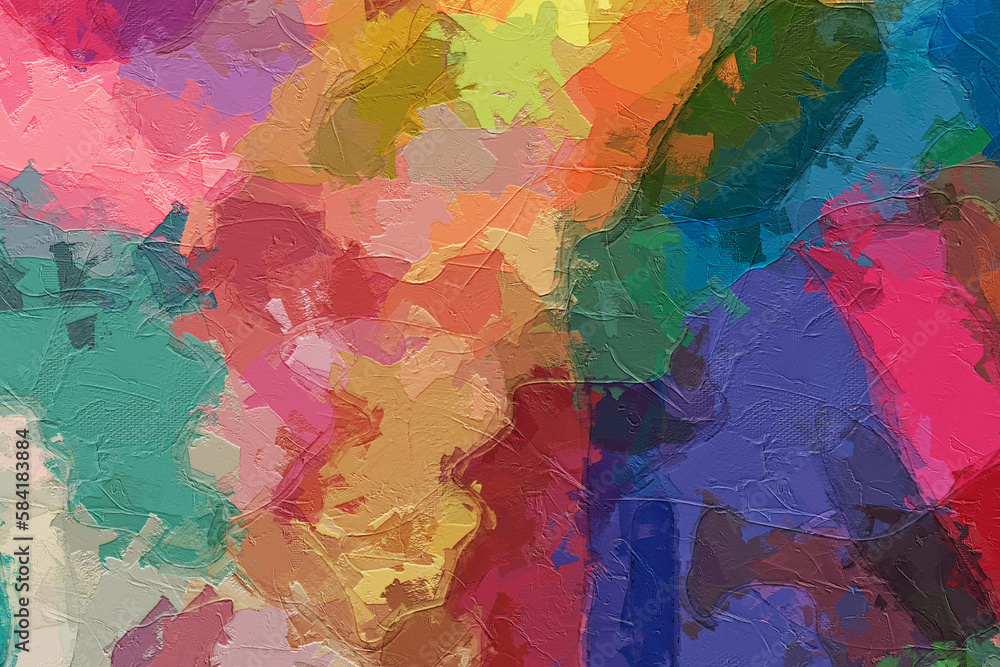 Fototapeta premium Beautiful colorful abstract geometric texture