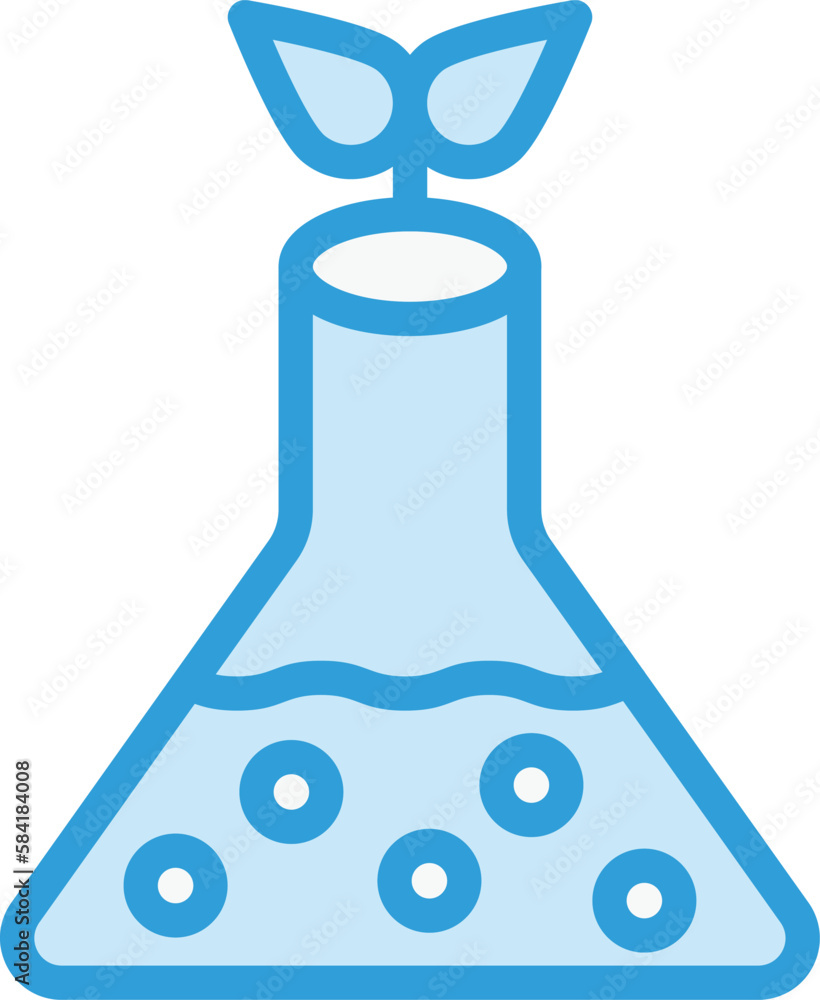 Flask Vector Icon Design Illustration Flask Vector Icon Design Illustration