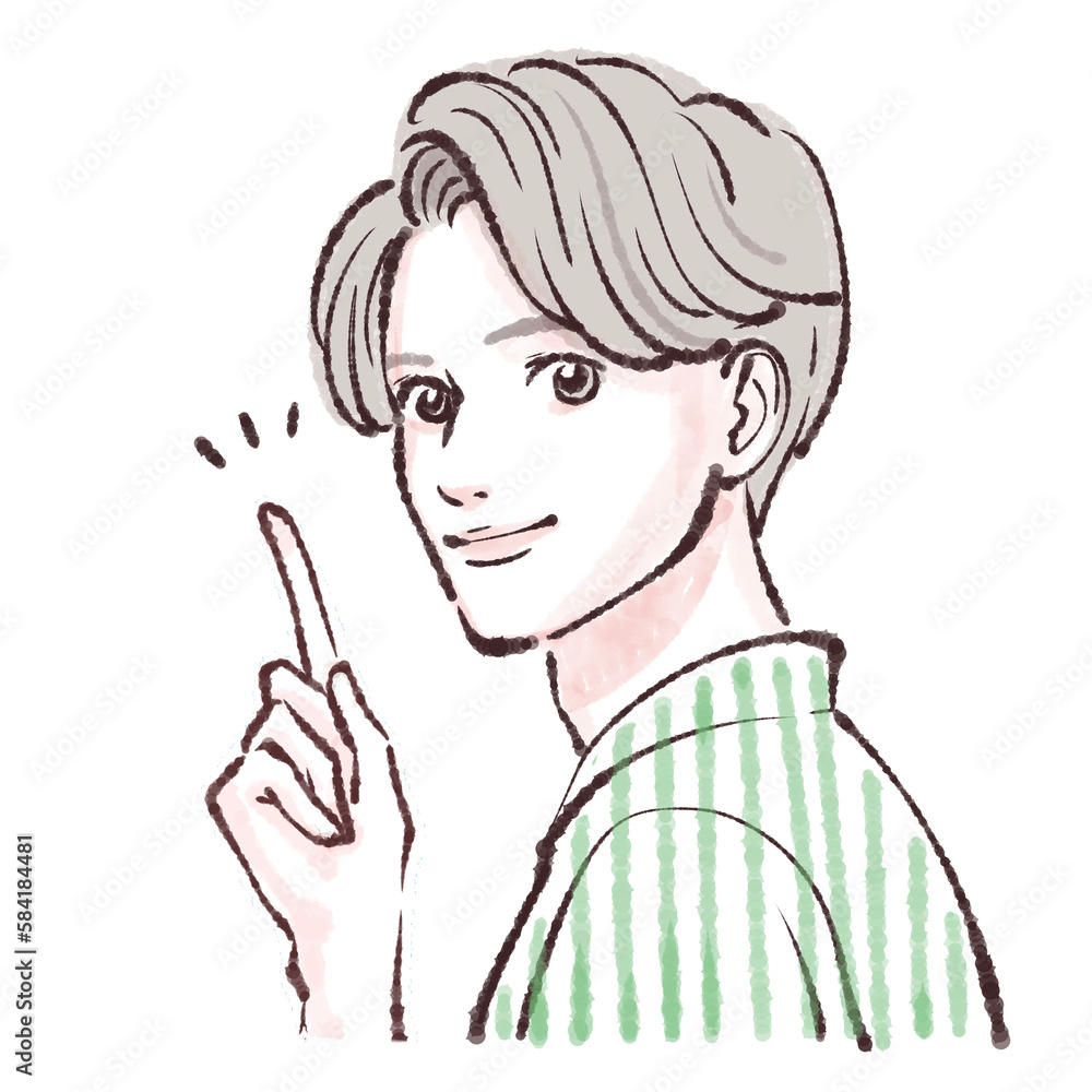 男性のイラスト素材 男性のイラスト素材