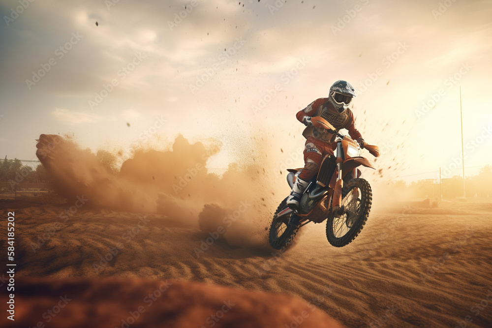 Motorcross Motorcycle | Generative Ai