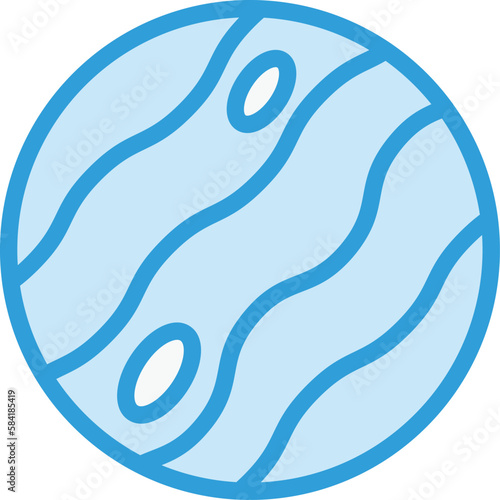 Uranus Vector Icon Design Illustration