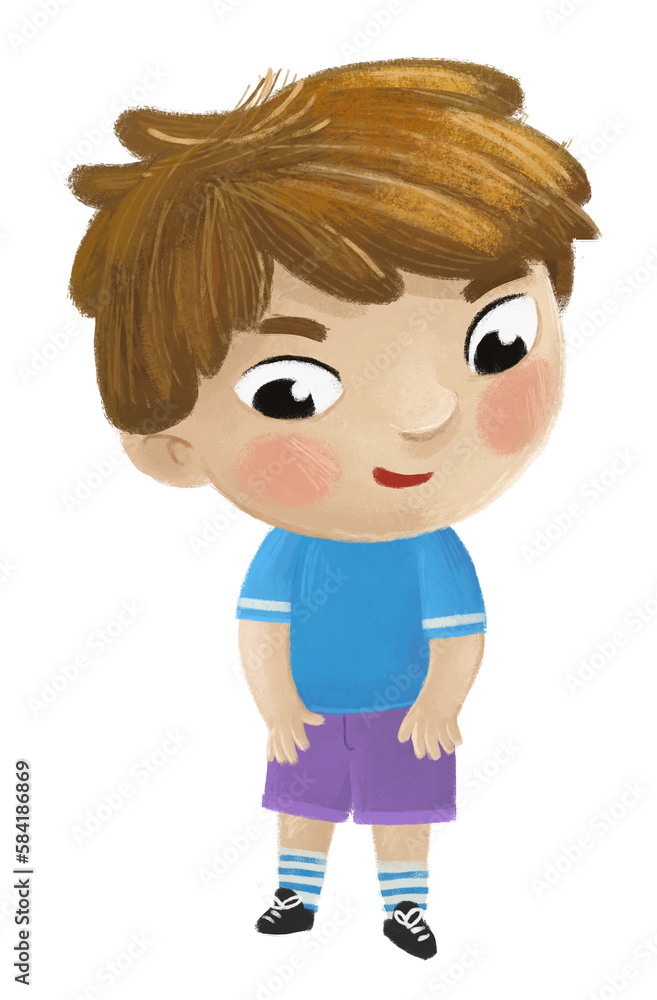 cartoon child kid boy taking off or putting on clothes by him self childhood illustration for children cartoon child kid boy taking off or putting on clothes by him self childhood illustration for children