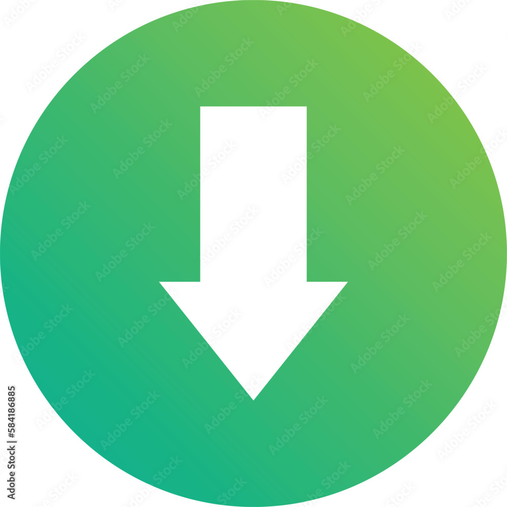 Down arrow Vector Icon Design Illustration Down arrow Vector Icon Design Illustration