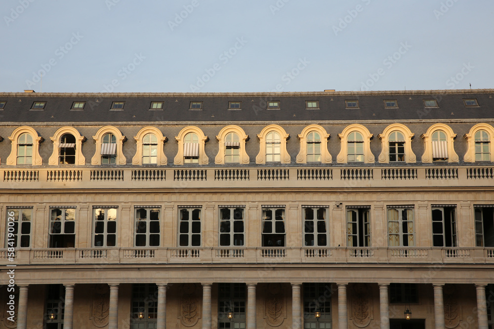 Palais royal, Paris, France.