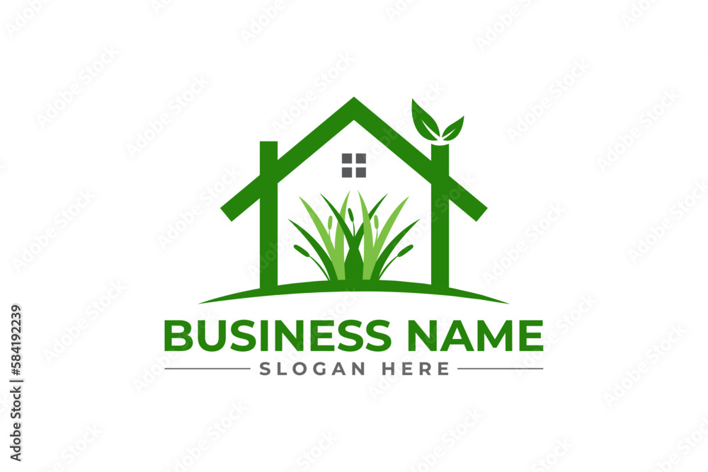 lawn care, grass trimming, landscape, grass, agriculture concept logo design lawn care, grass trimming, landscape, grass, agriculture concept logo design