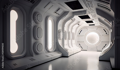 Fototapeta Naklejka Na Ścianę i Meble -  interior of a spacecraft