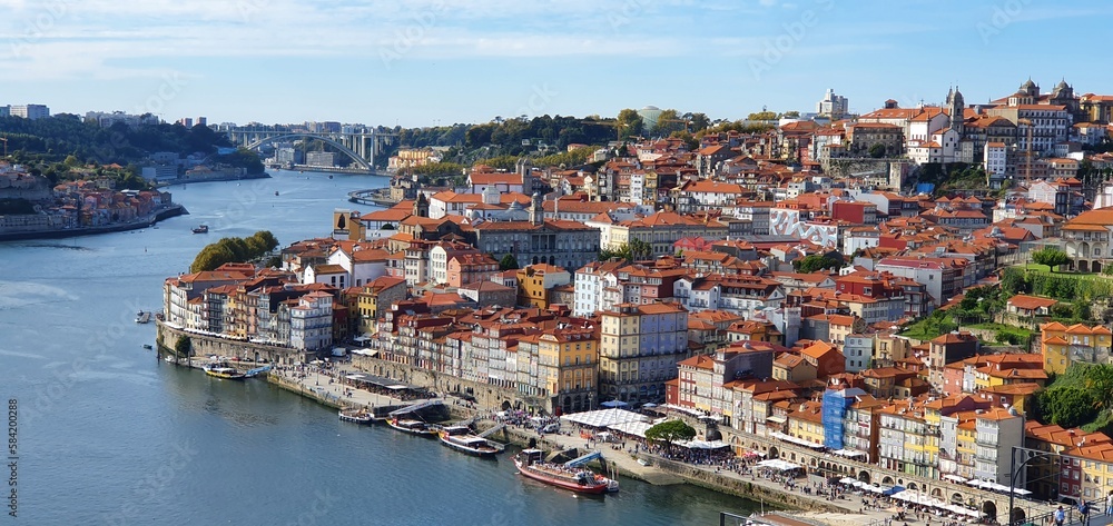 Porto (Portugal) from above 