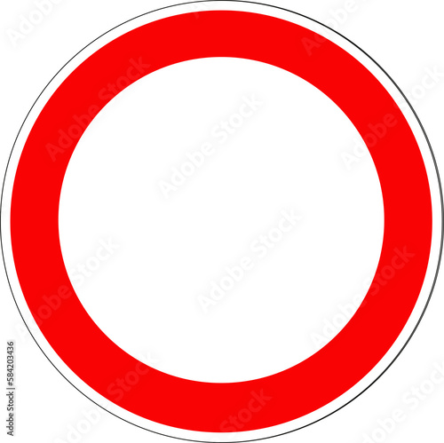 Free Download Panneau routier, circulation interdite dans les deux sens	 - GFXLoad