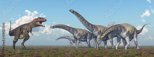 Mapusaurus und Argentinosaurus