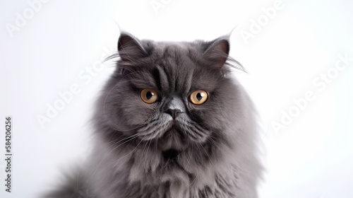 Beautiful Persian Cat. A Portrait of Grace and Adventure.