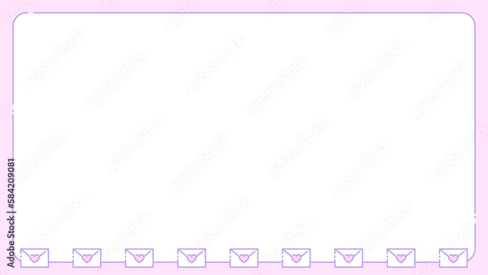 レトロファンシーラブレターフレーム♪PNG レトロファンシーラブレターフレーム♪PNG