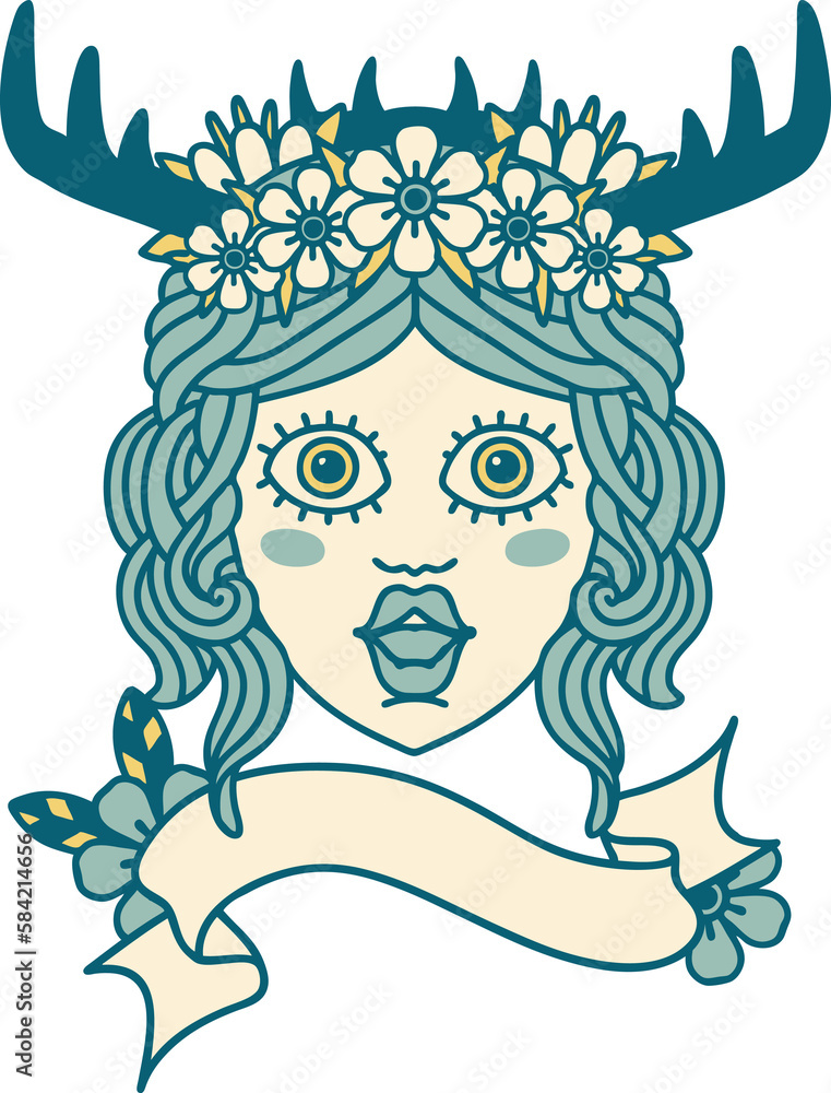 human druid illustration human druid illustration