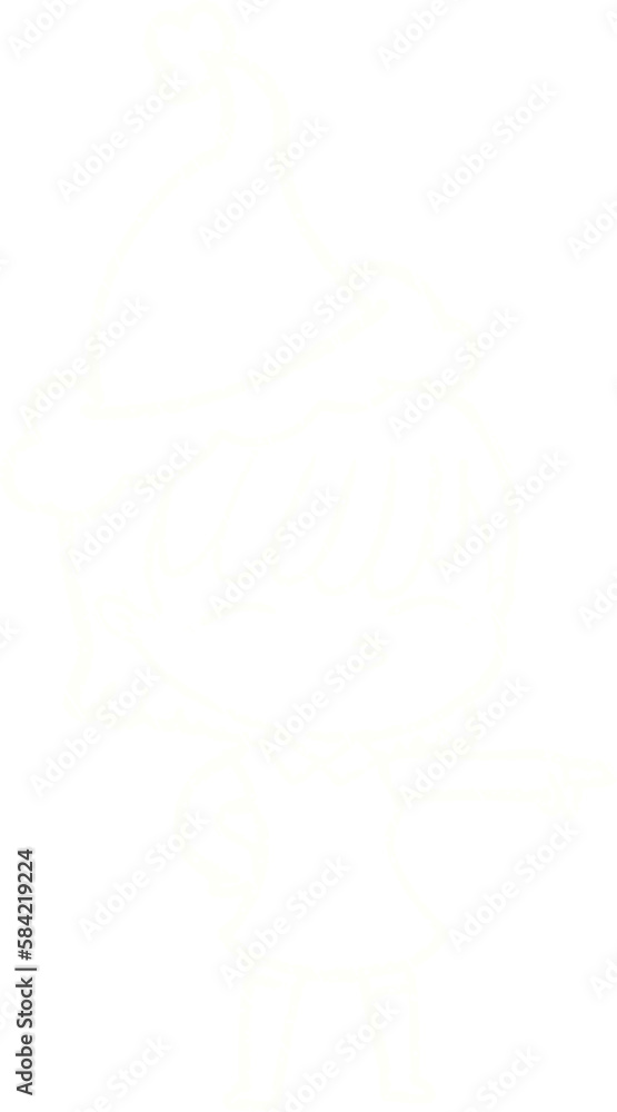 Christmas Woman Chalk Drawing Christmas Woman Chalk Drawing