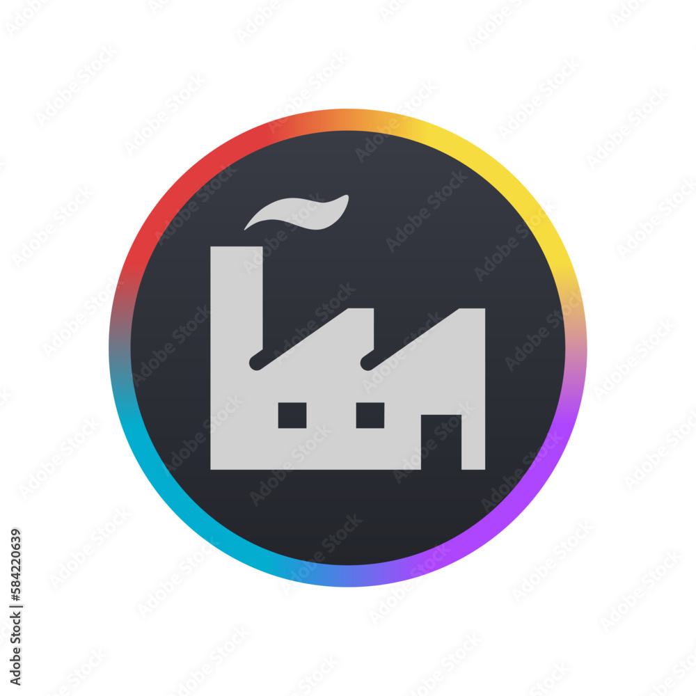 Factory - Pictogram (icon) Factory - Pictogram (icon)