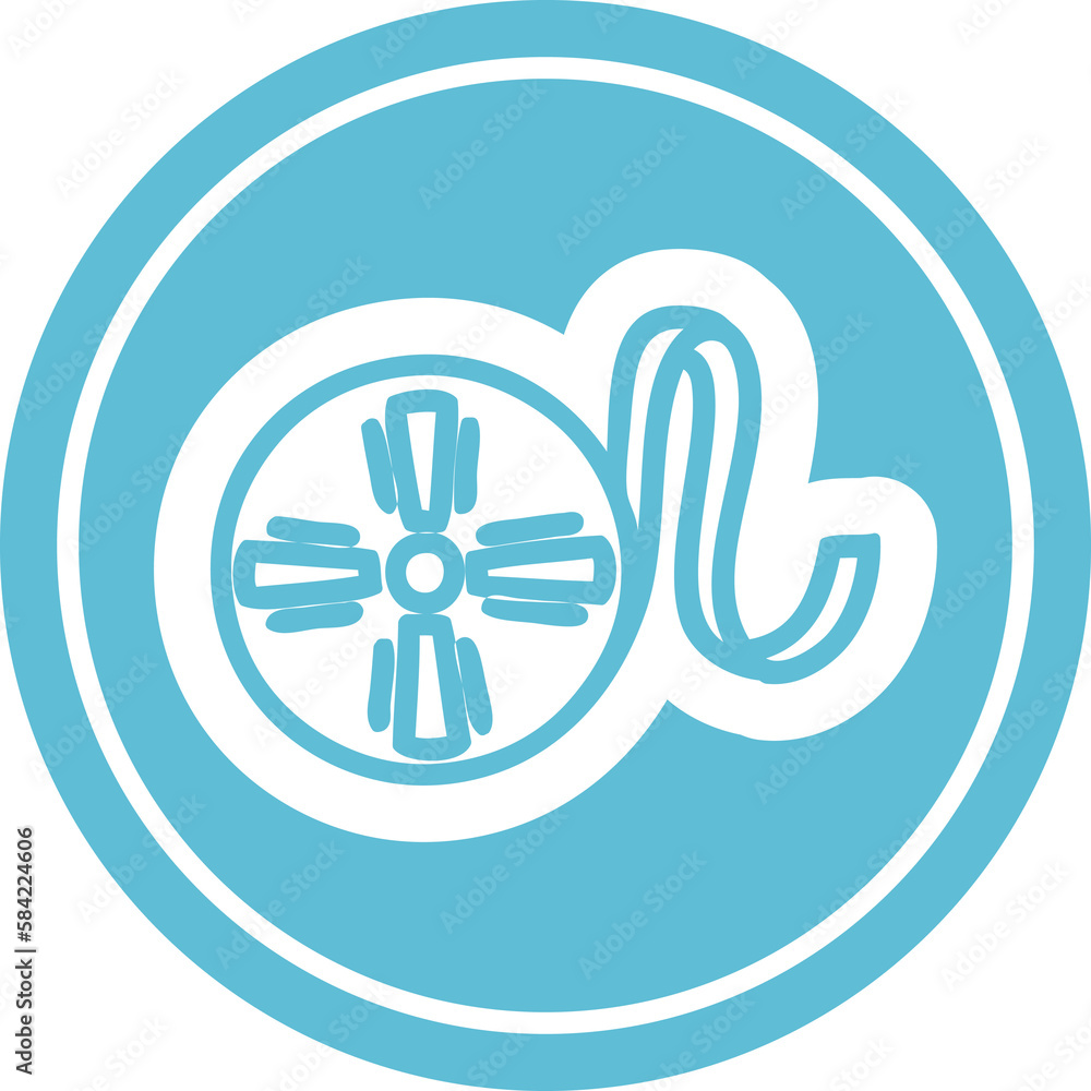 movie film reel circular icon movie film reel circular icon