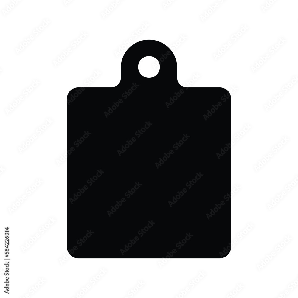 Cutting board icon vector design template Cutting board icon vector design template