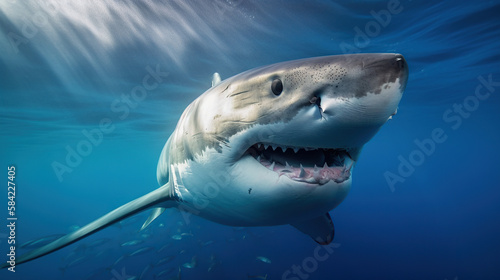 Great White Shark, Generative AI, Illustration © emir