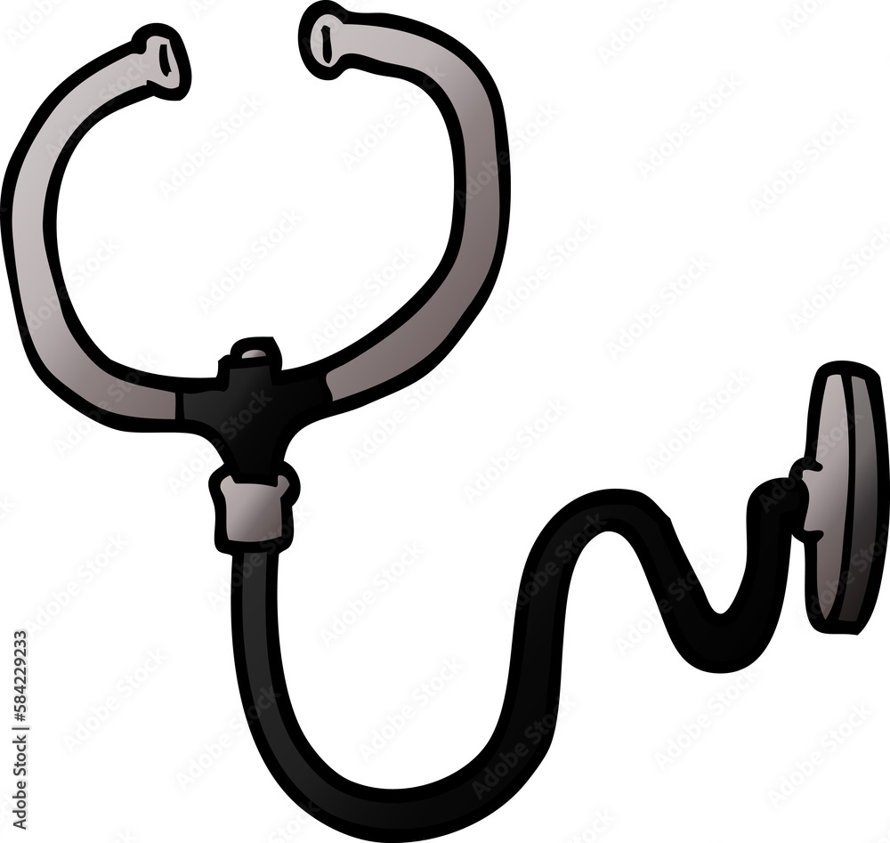 cartoon doodle stethoscope cartoon doodle stethoscope