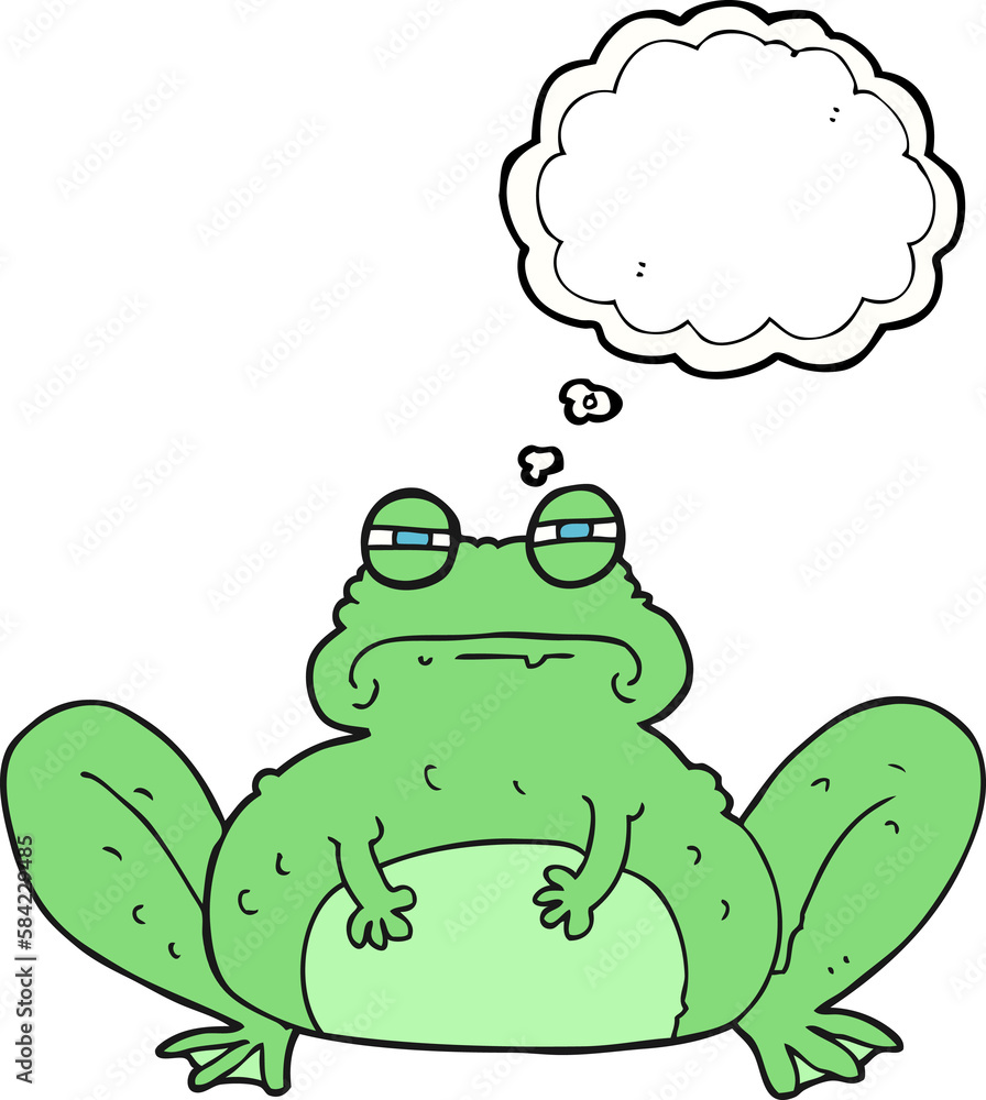 thought bubble cartoon frog thought bubble cartoon frog