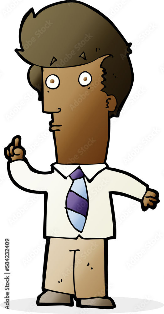 cartoon man with question cartoon man with question