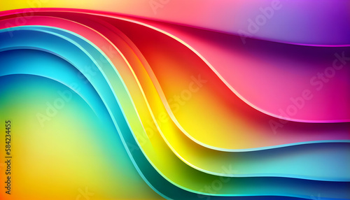 Abstract colorful cream texture background, Fluid Vivid Rainbow Ice gradient background