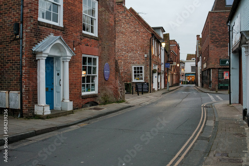 Chichester, West Sussex streets in England, Uk