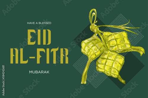 Eid Al fitr poster template