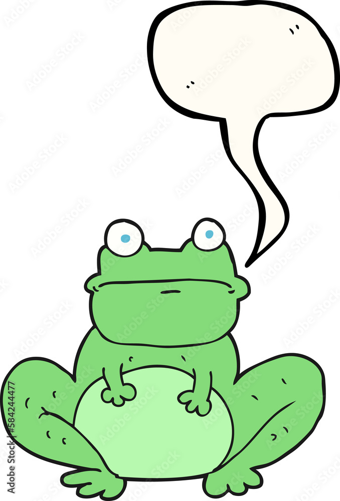 speech bubble cartoon frog speech bubble cartoon frog
